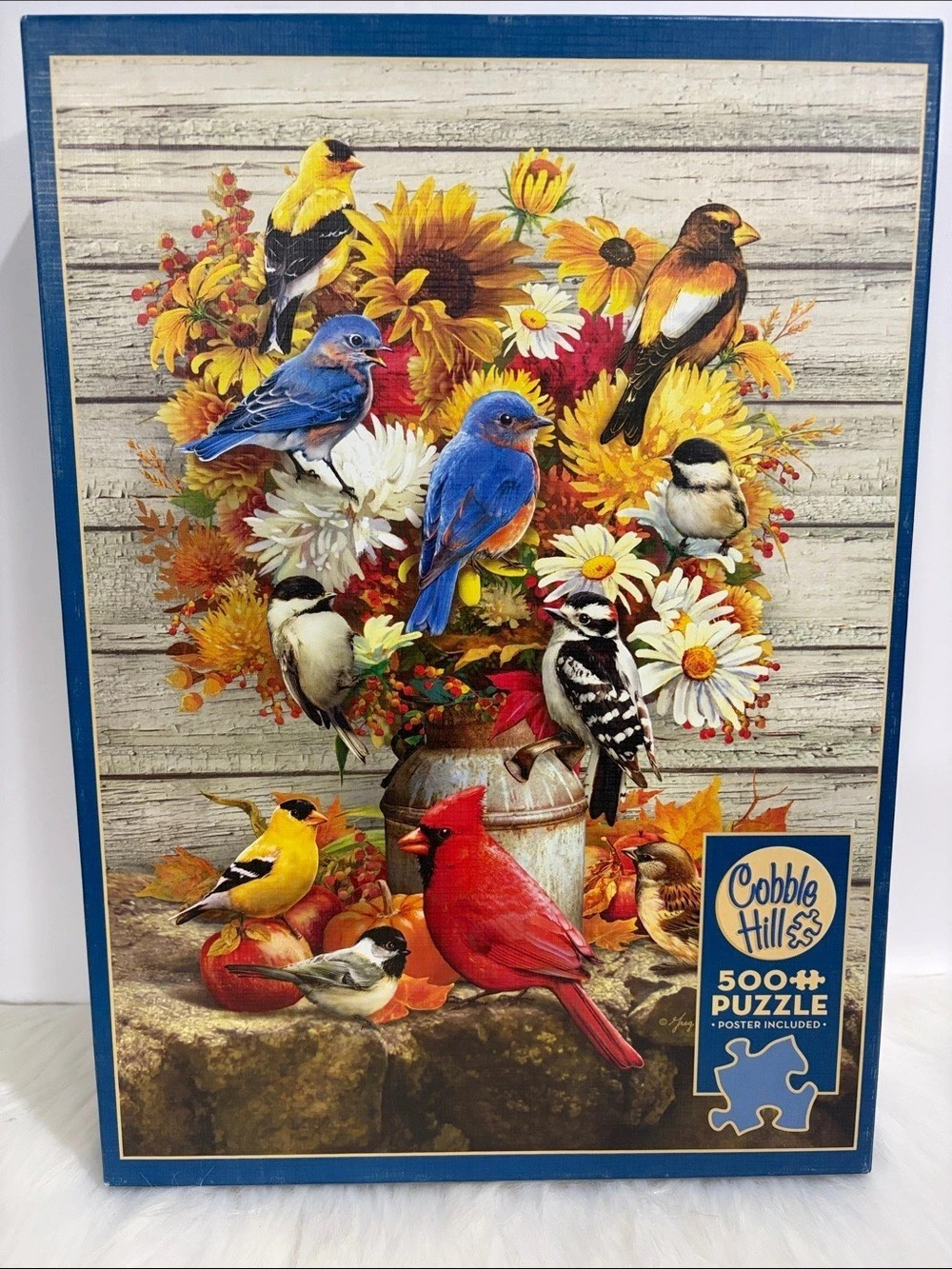 Cobble Hill Garden Party Birds 500-Piece Puzzle